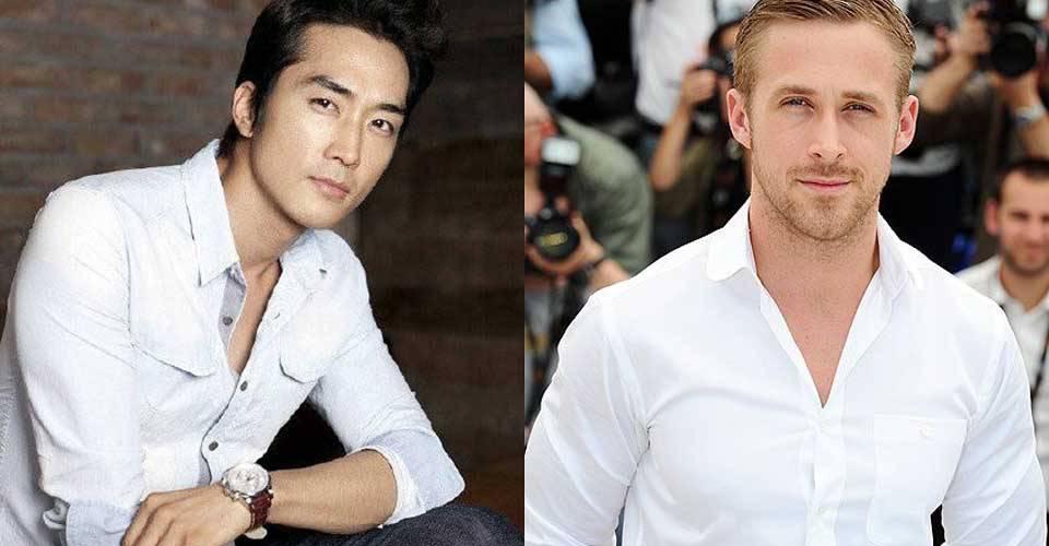 蛋臉型男士著白襯衫