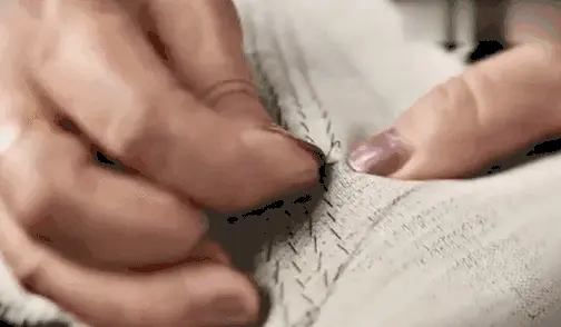 訂製西服八字縫的動圖