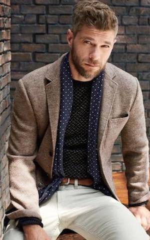 駝色毛呢西裝外套