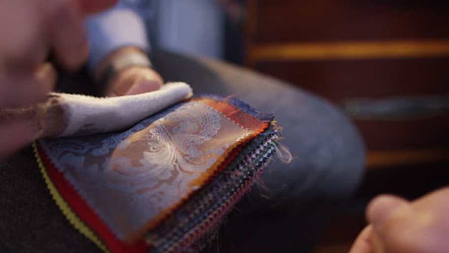 緹花面料布料本