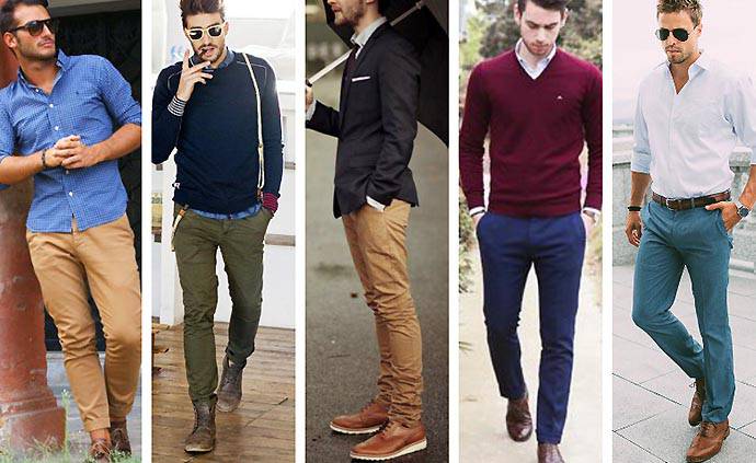 各色卡其褲穿著