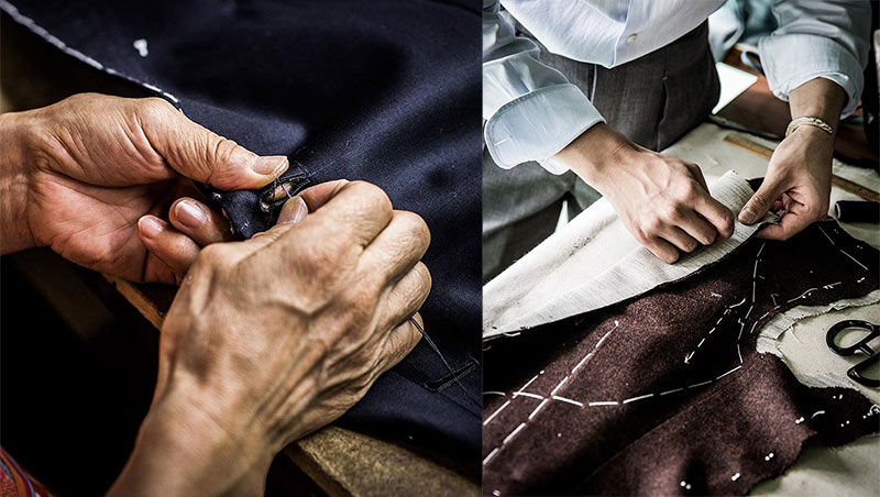 手工西裝縫製過程