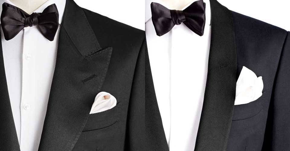 劍領與絲瓜領紳士禮服比較