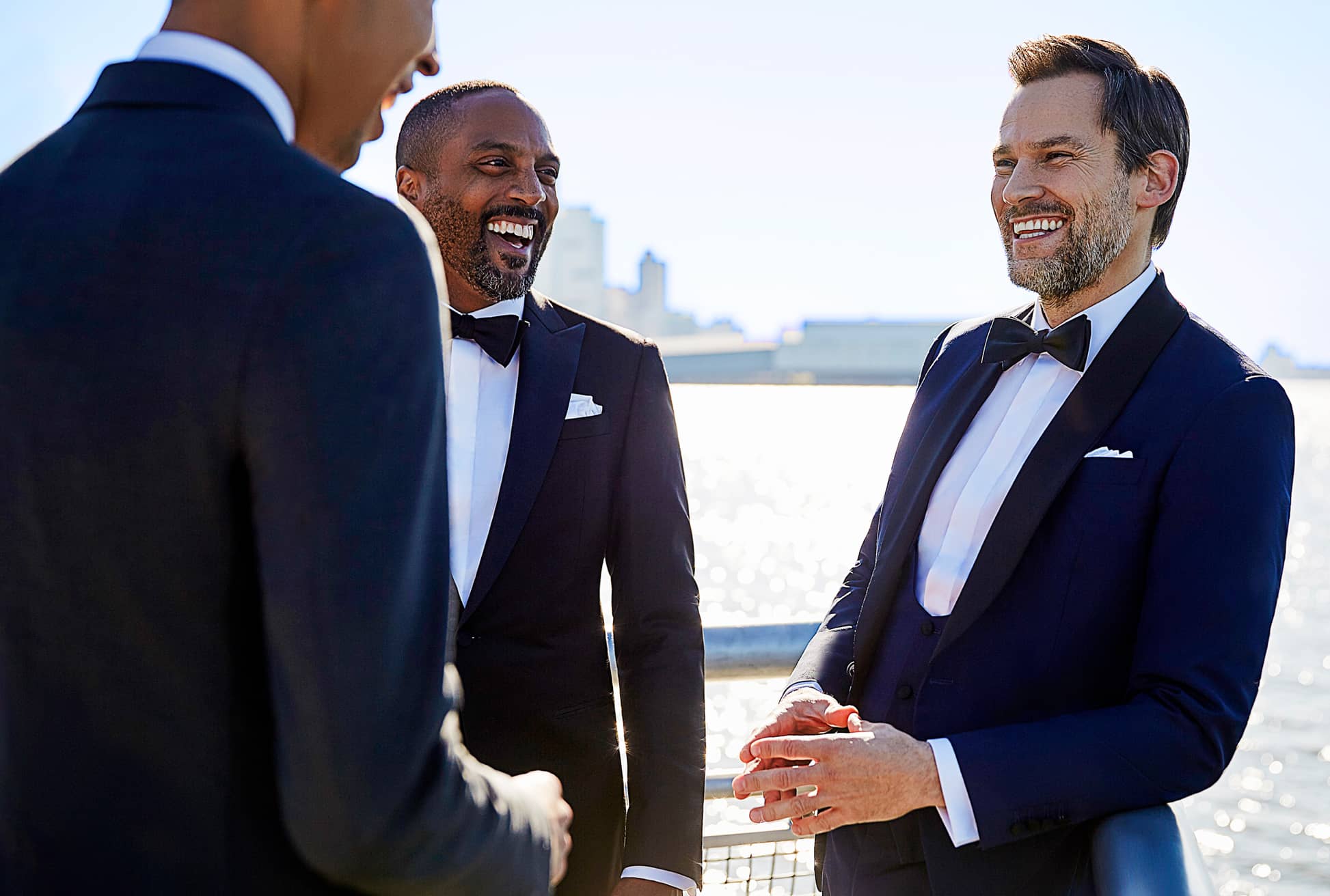 黑色結婚場合西服