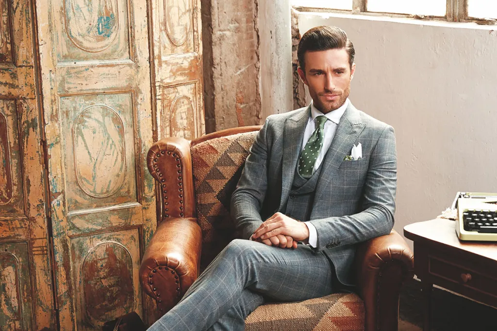 MARZONI 合身三件式西裝