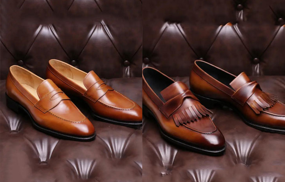 焦糖色經典樂福鞋