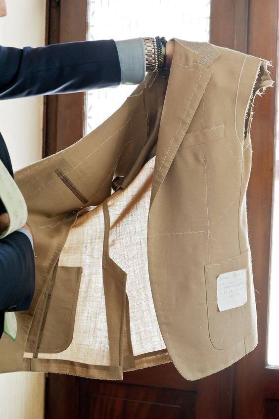 半裡襯西裝外套