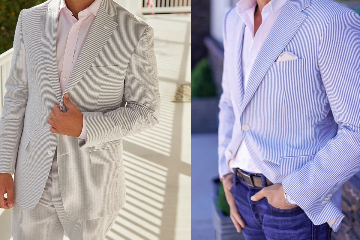 泡泡紗西裝外套穿搭