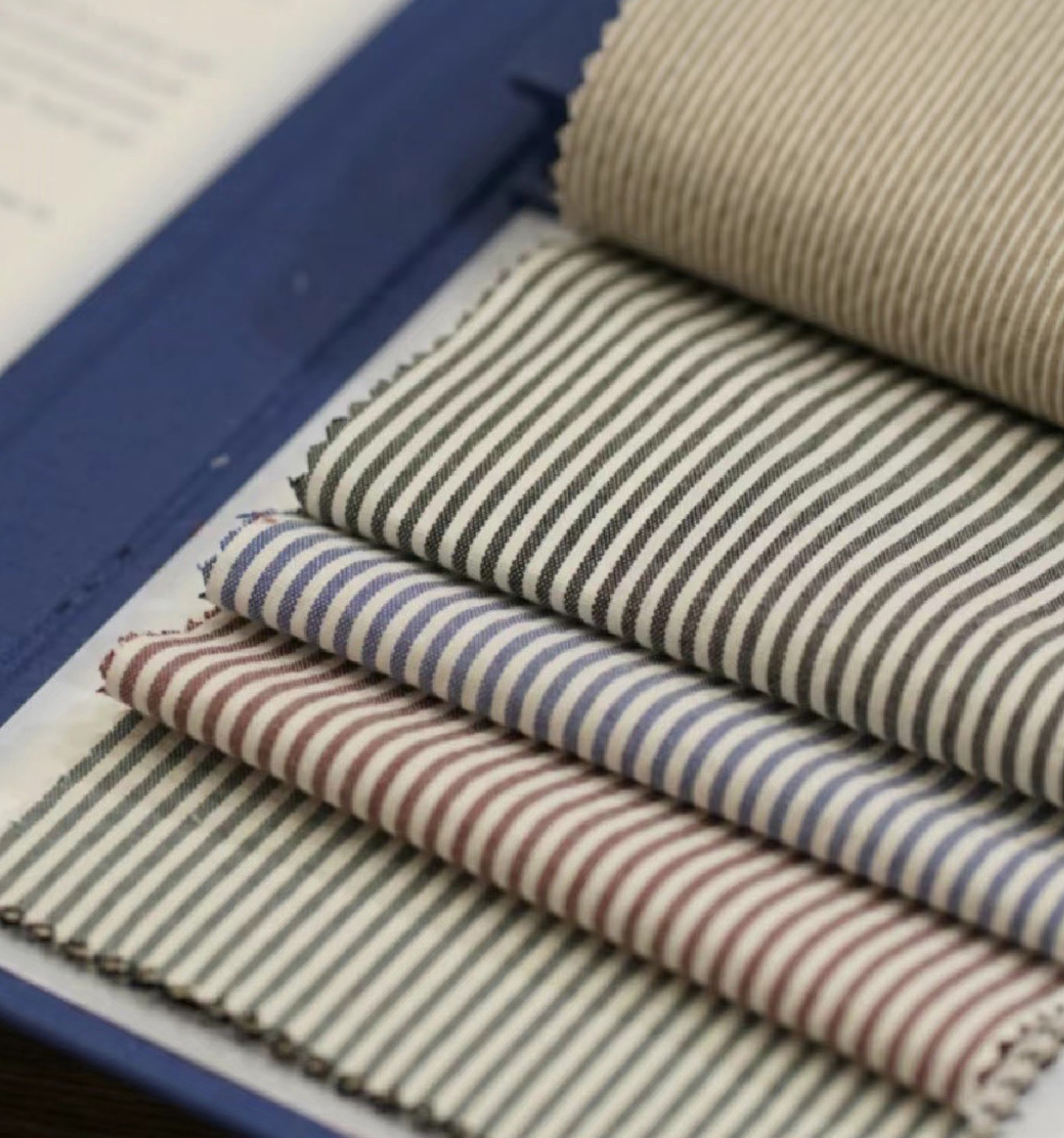 KERRY KNOLL泡泡紗面料-條紋