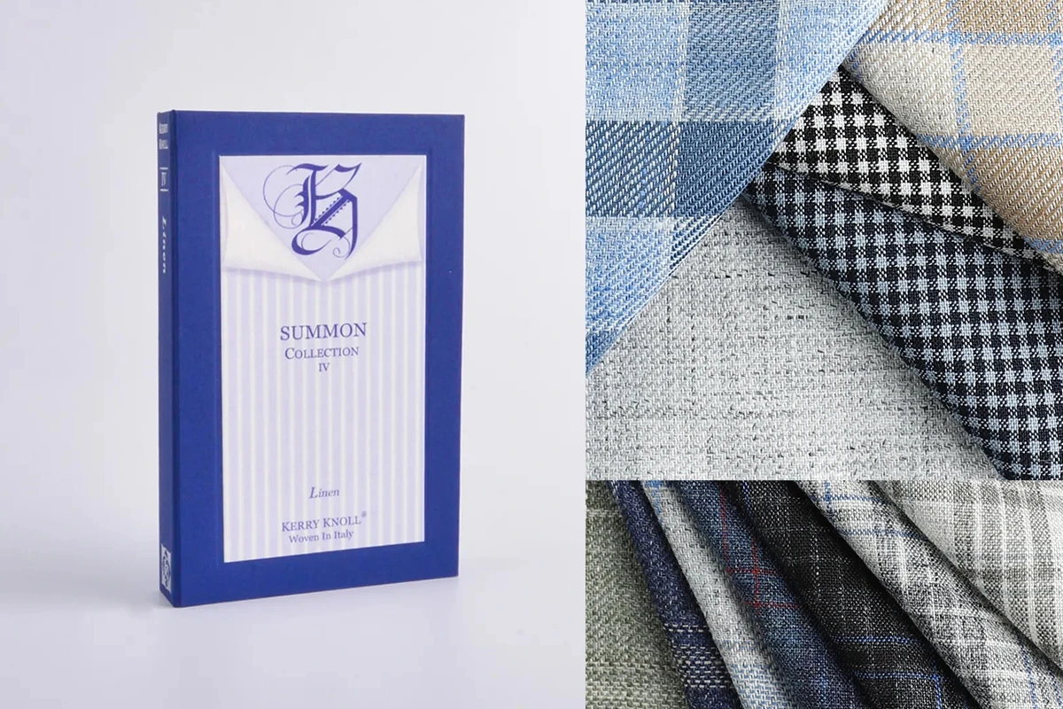 SUMMON LINEN纯麻系列布料本與布樣