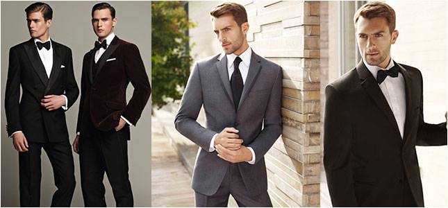 平口式紳士禮服