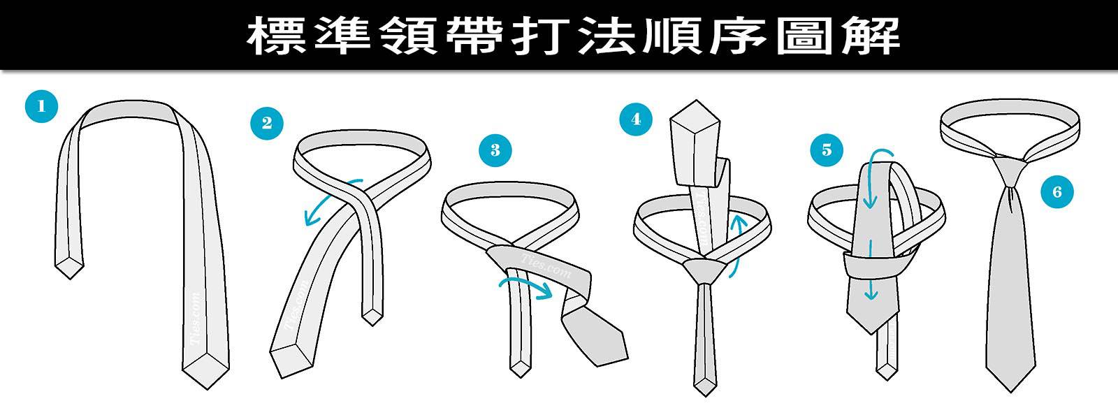 標準領帶打法圖解