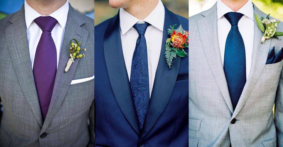 西裝搭配領帶範本