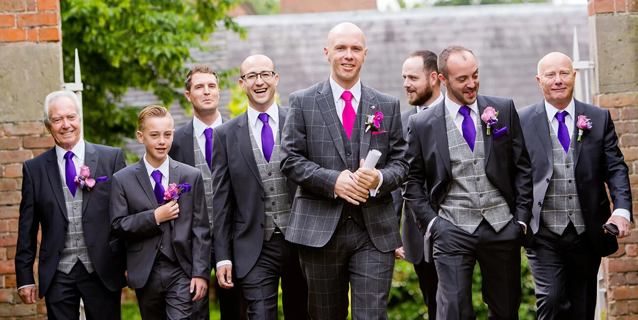 新郎、伴郎與父親