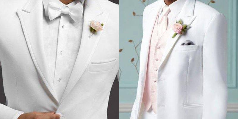 白色男士禮服