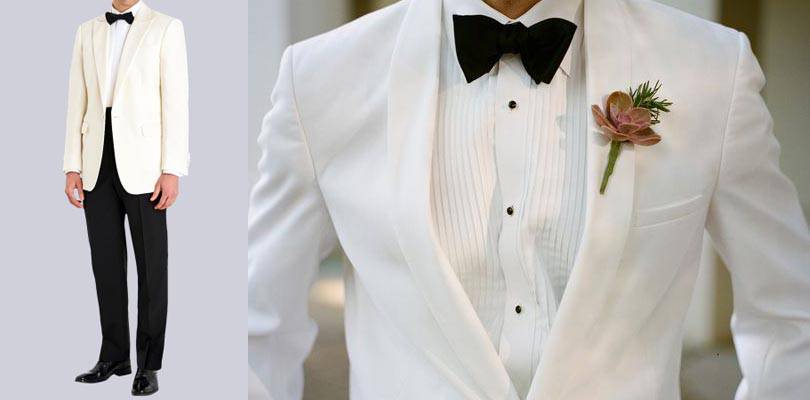 白色男士晚禮服