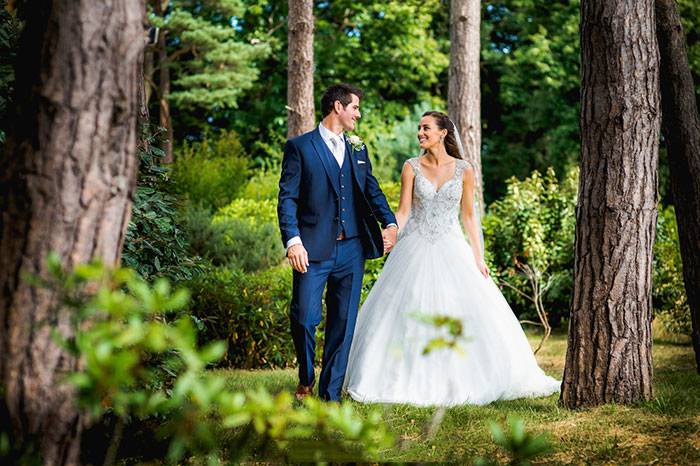 寶藍色結婚西裝