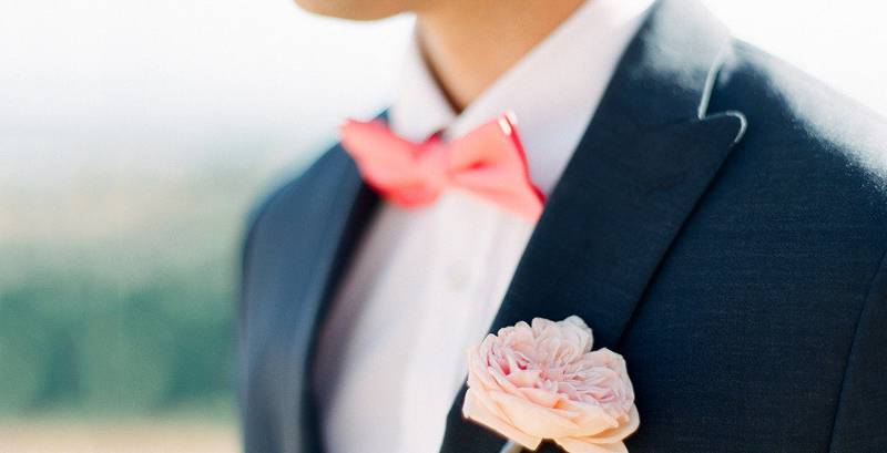 新郎西裝搭配領結