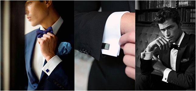 袖釦搭配新郎禮服