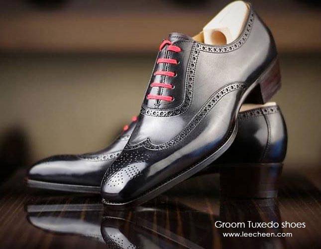 黑色紳士雕花牛津鞋