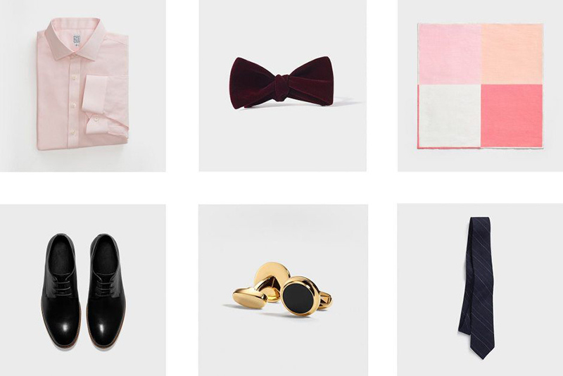 黑色新郎結婚禮服穿搭配件介紹