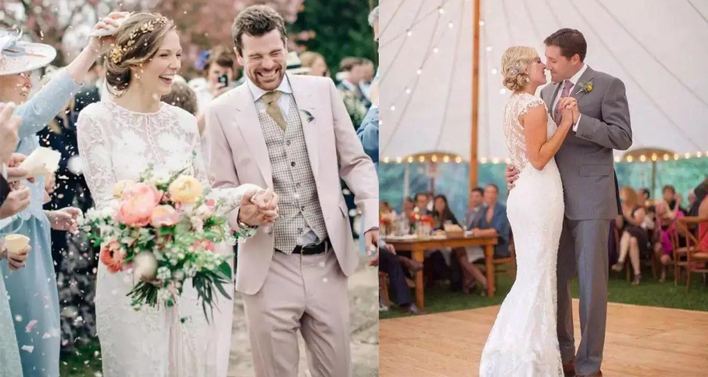 婚禮上新郎與新娘