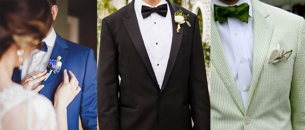 婚禮上不同新郎西裝
