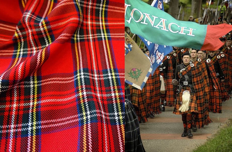 紅色蘇格蘭格紋