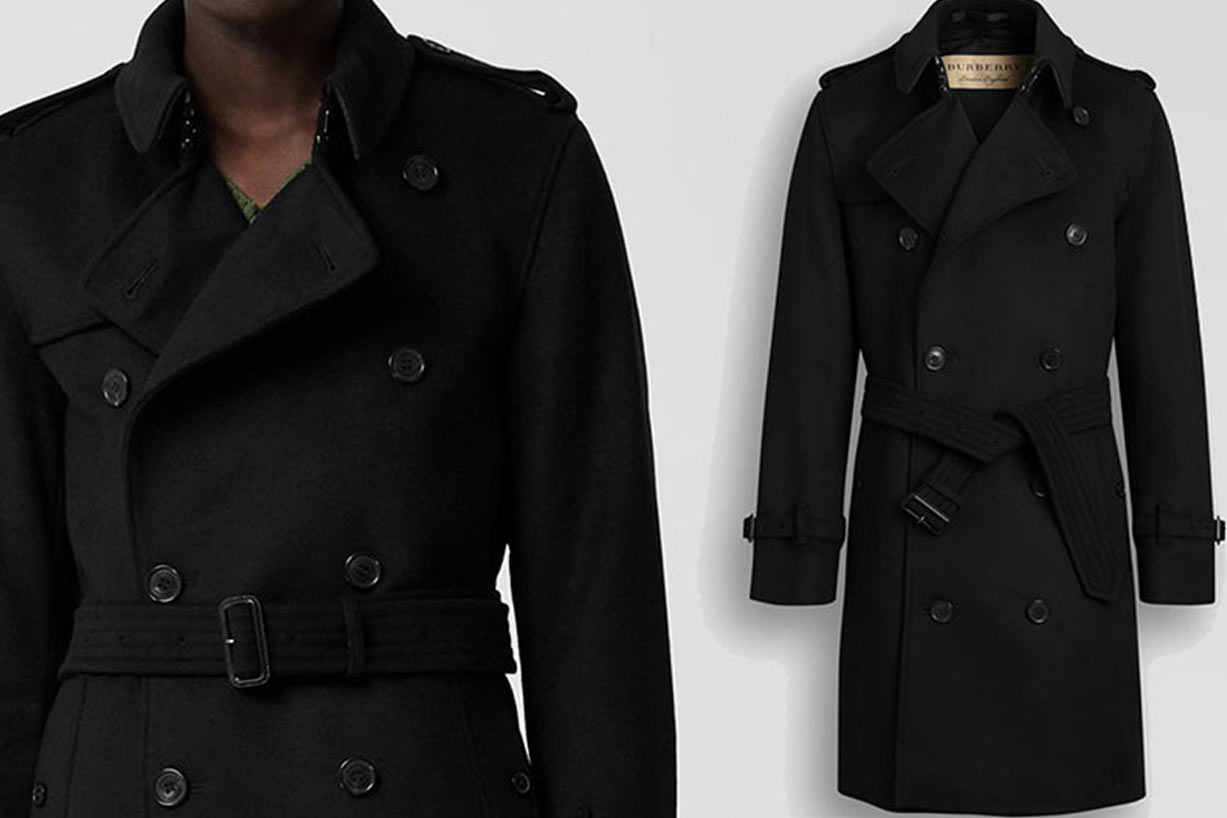 Burberry大衣雙排扣經典款