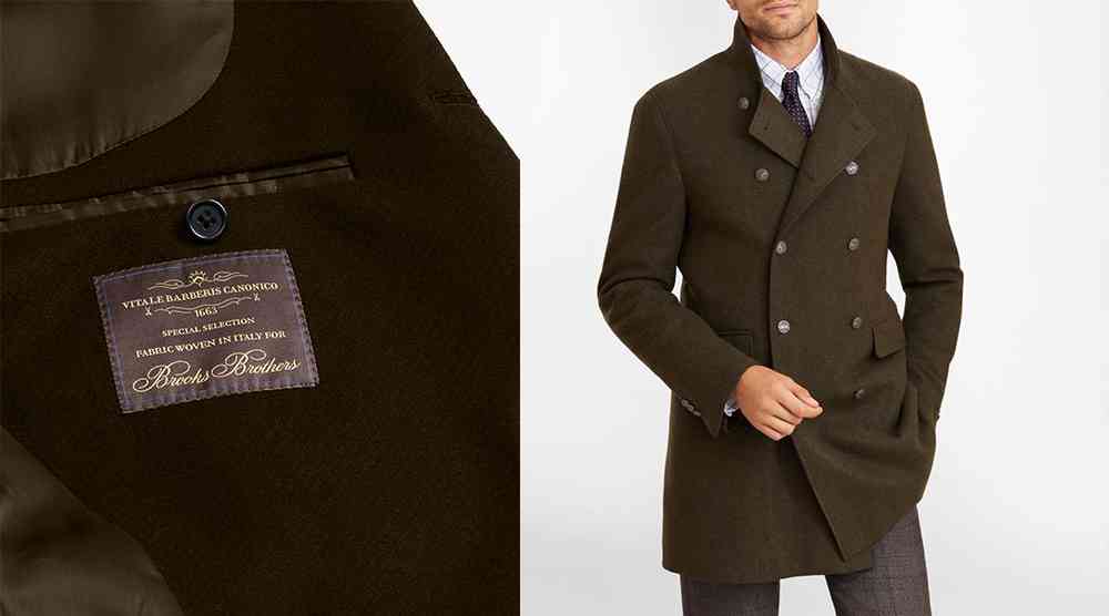 Vitale Barberis Canonico雙排扣經典大衣