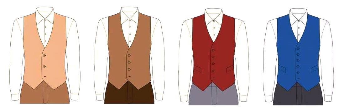 背心鈕釦排列樣式