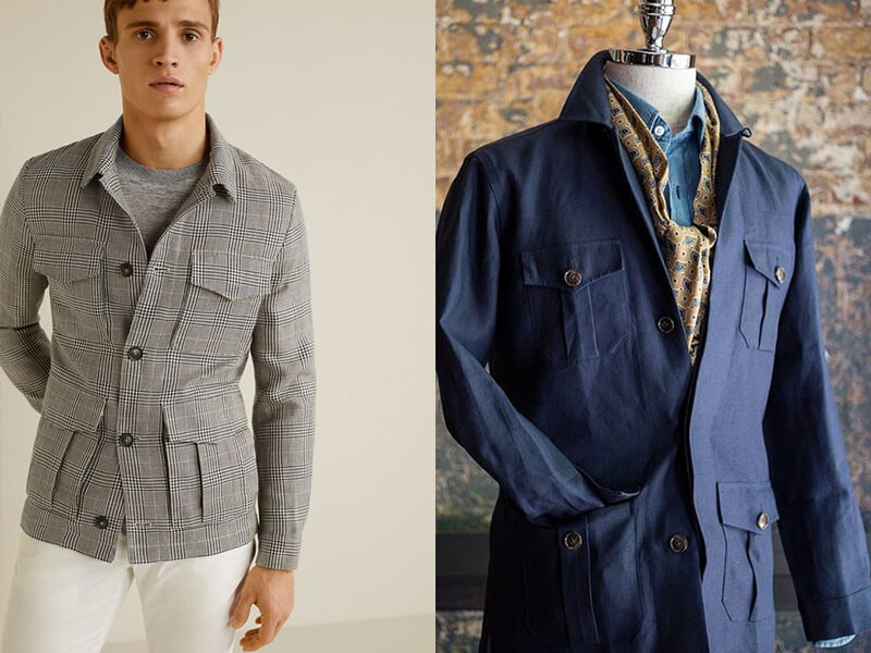 穿著經典百搭夾克式襯衫