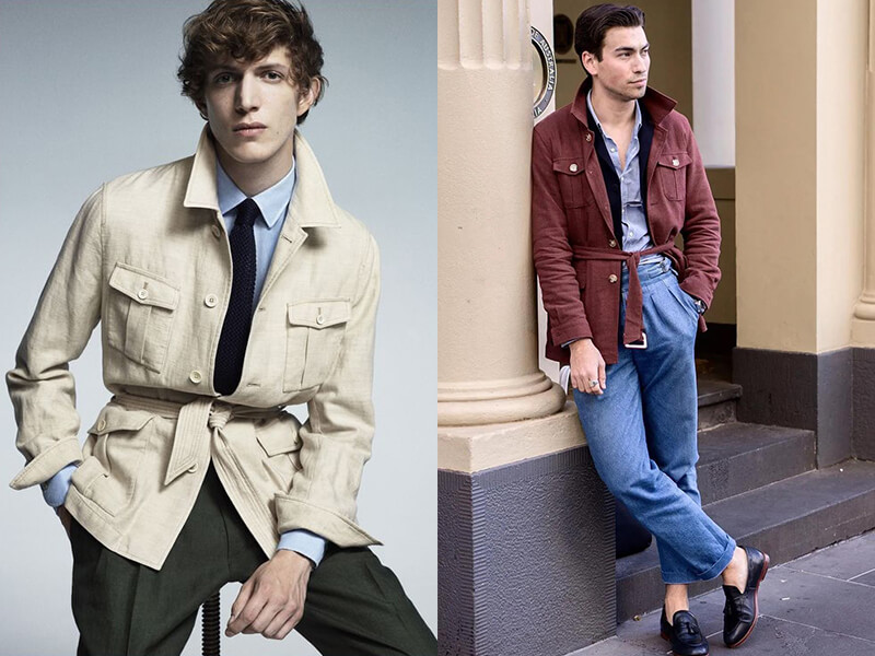 Shacket/Overshirt襯衫外套穿搭有腰帶的設計款式