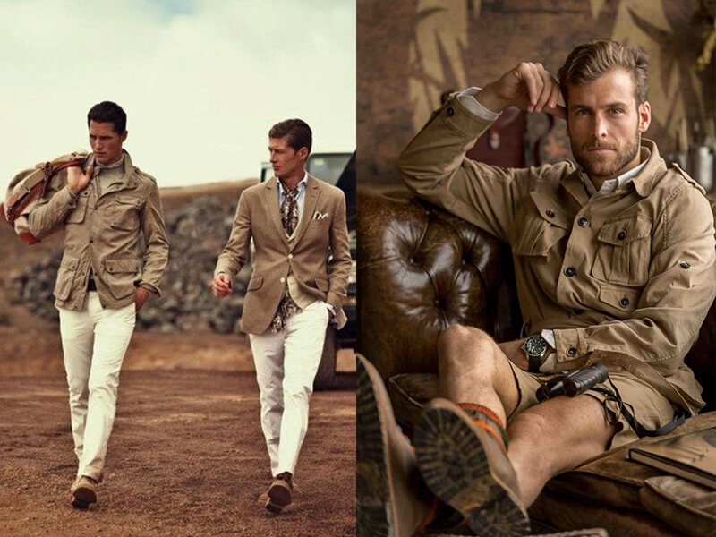 常規的Shacket/Overshirt 會有四個口袋設計視覺衝擊寬大的貼袋