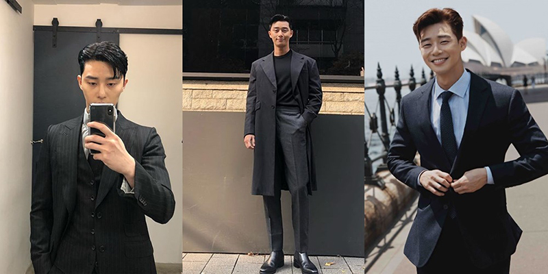 韓國歐巴們秋冬大衣穿搭