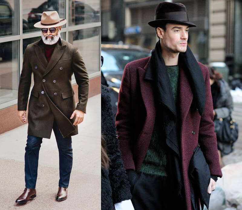 秋冬紳士大衣穿搭