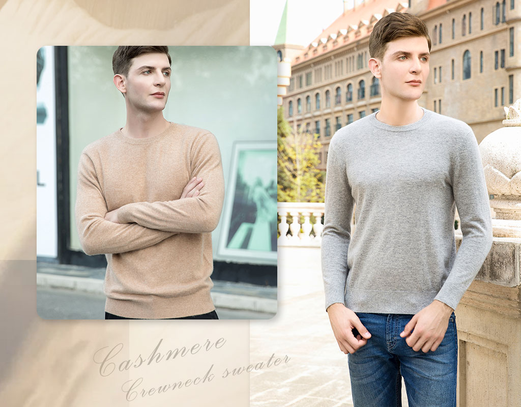 圓領羊絨衫顏色多