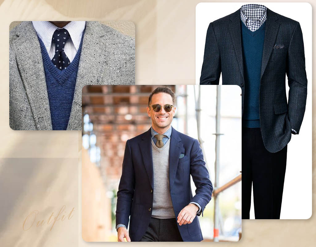 V領羊絨衫時尚穿搭