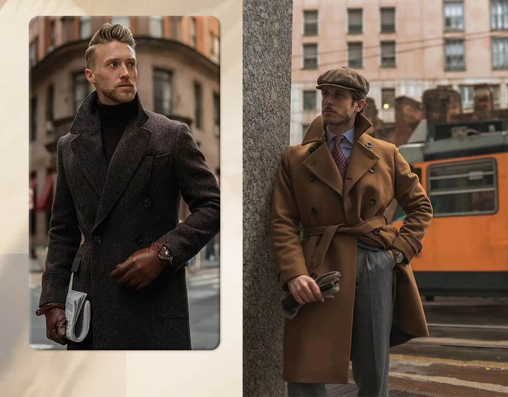 阿爾斯特大衣有誇張的大翻領