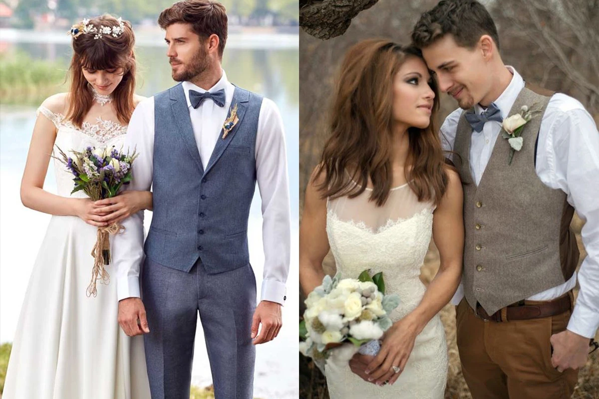 三件式新郎西裝穿搭