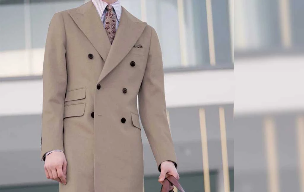 駝色的切斯特菲爾德大衣