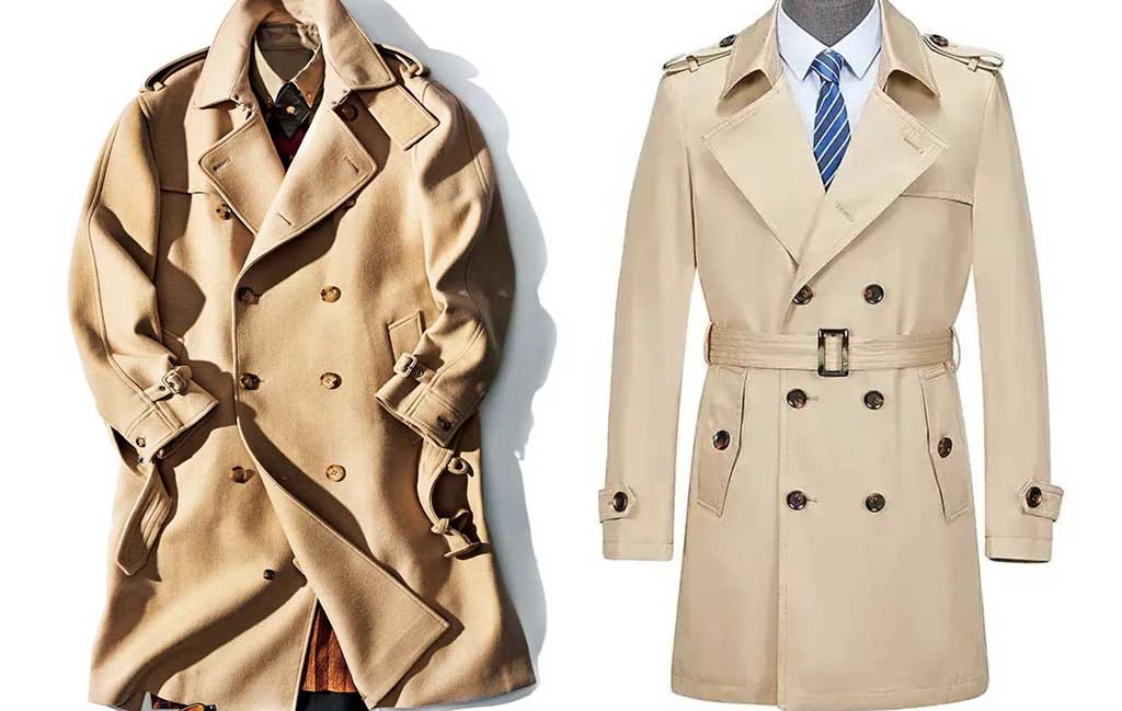 駝色經典的戰壕大衣