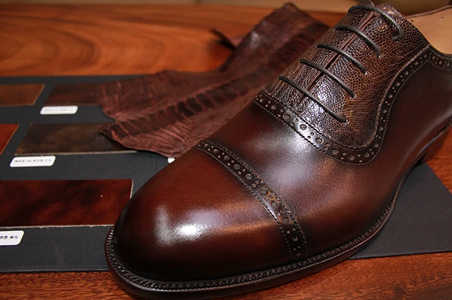 手工鞋款式及皮料
