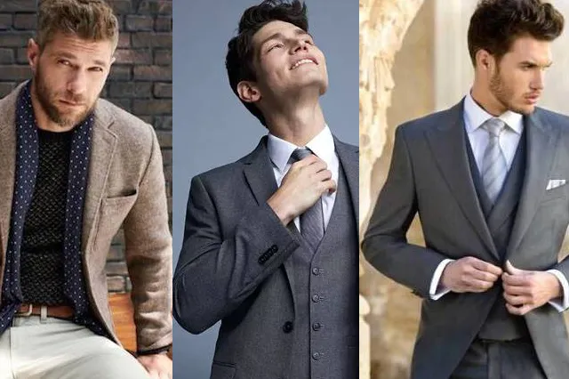 不同風格西裝穿著