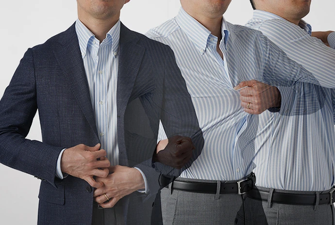 男人穿著訂製襯衫舒適度極大